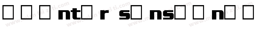 細體enter sansman字体转换